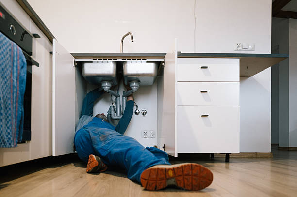 Professional Drain Cleaning technician working in Marcus, IA